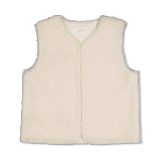 Jubel:Dailey princess: Fake fur gilet offwhite super soft