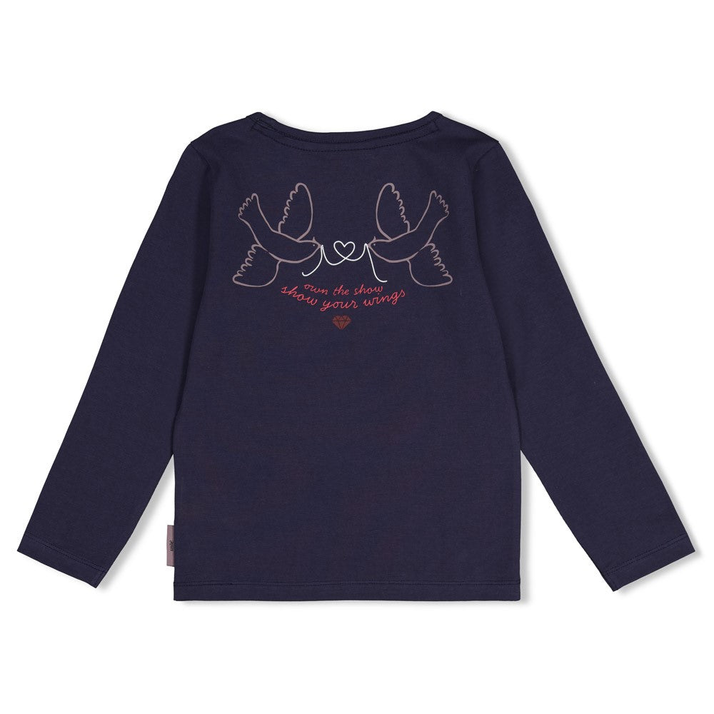Jubel:Dailey princess: Ls marine with backprint