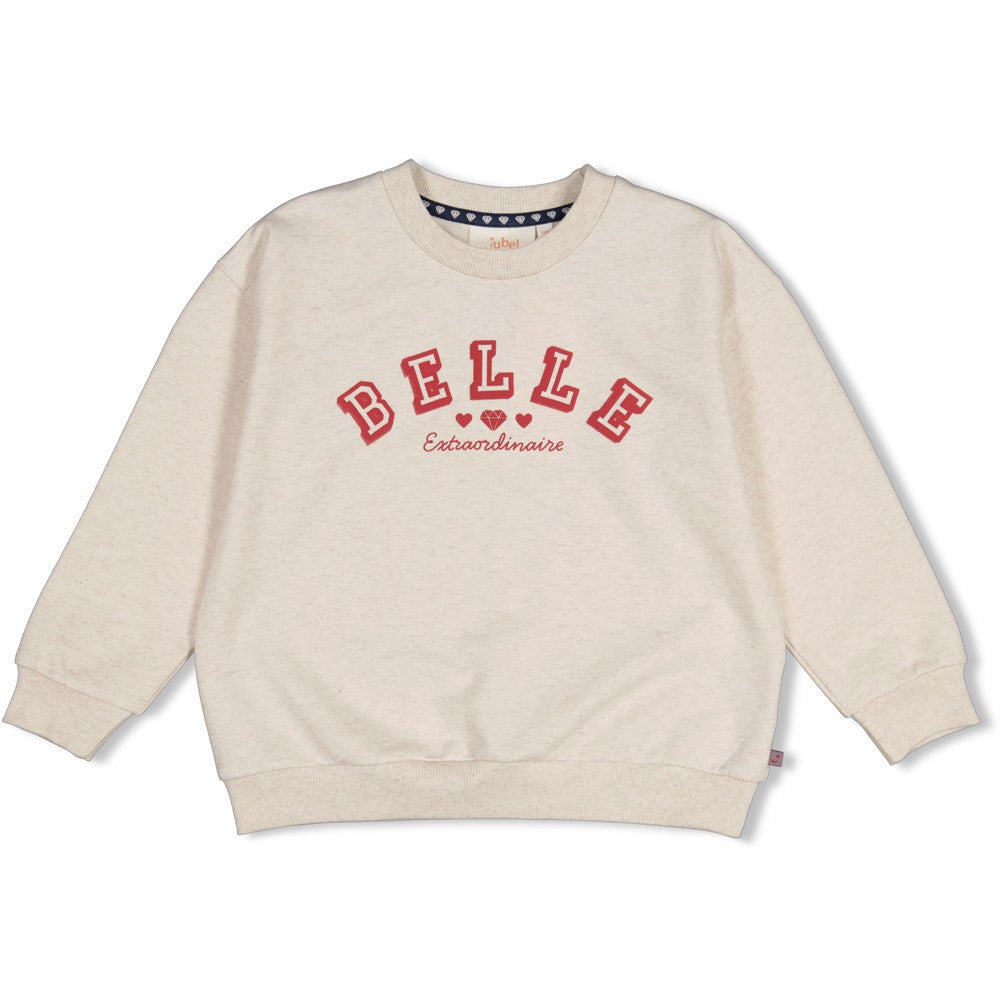 Jubel: Dailey princess: sweater offwhite melange: Bella