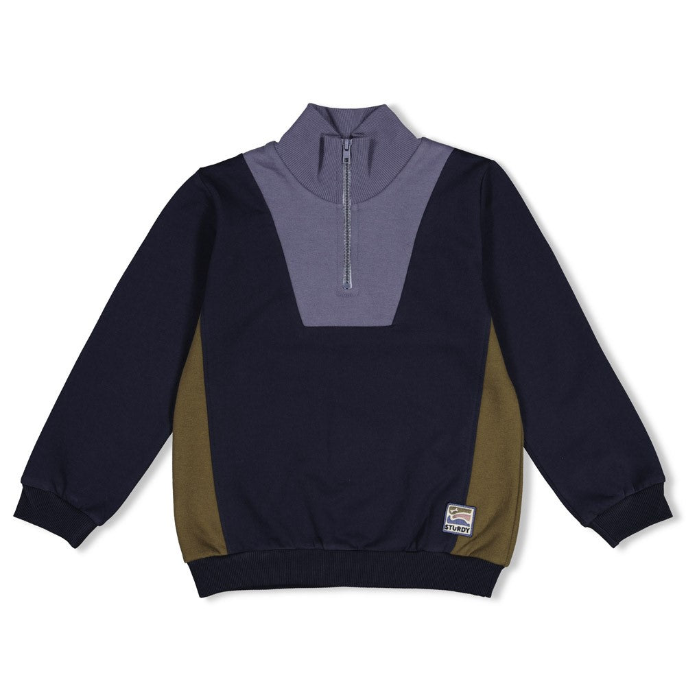 Sturdy:Rock The Earth: Sweater met tiret