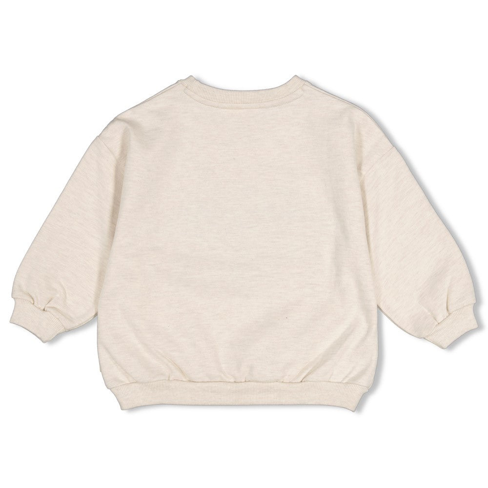 Sturdy:Rock The Earth: Sweater oversized offwhite