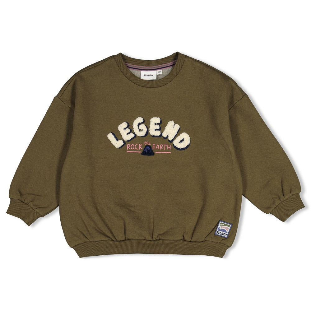 Sturdy:Rock The Earth: Sweater oversized army "Legend"
