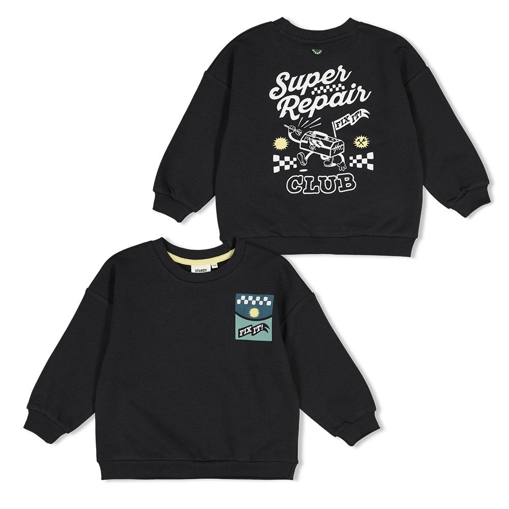 Sturdy:Fix it: sweater oversized with backprint