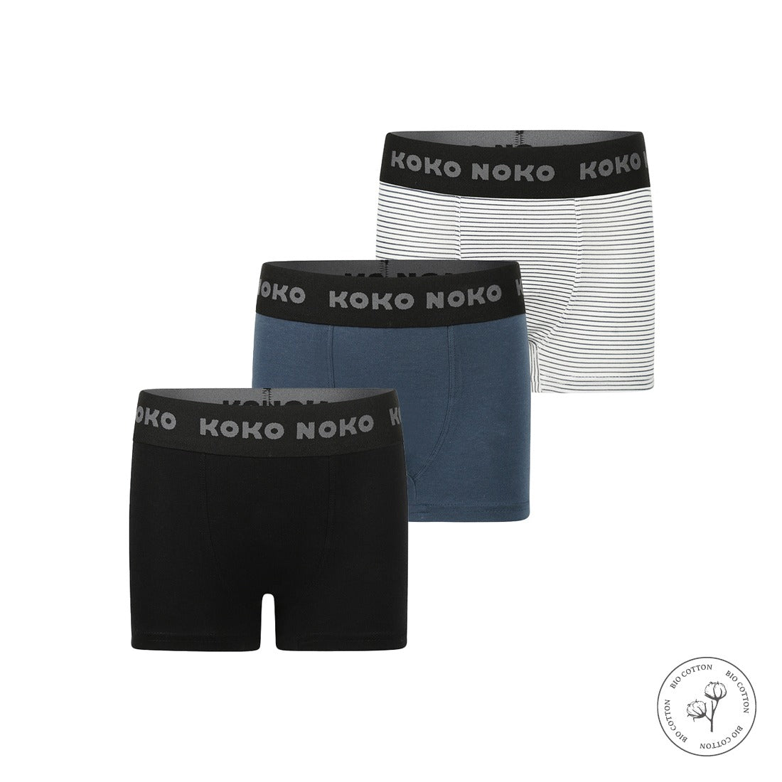 Koko Noko: 3 pack boxer shorts navy