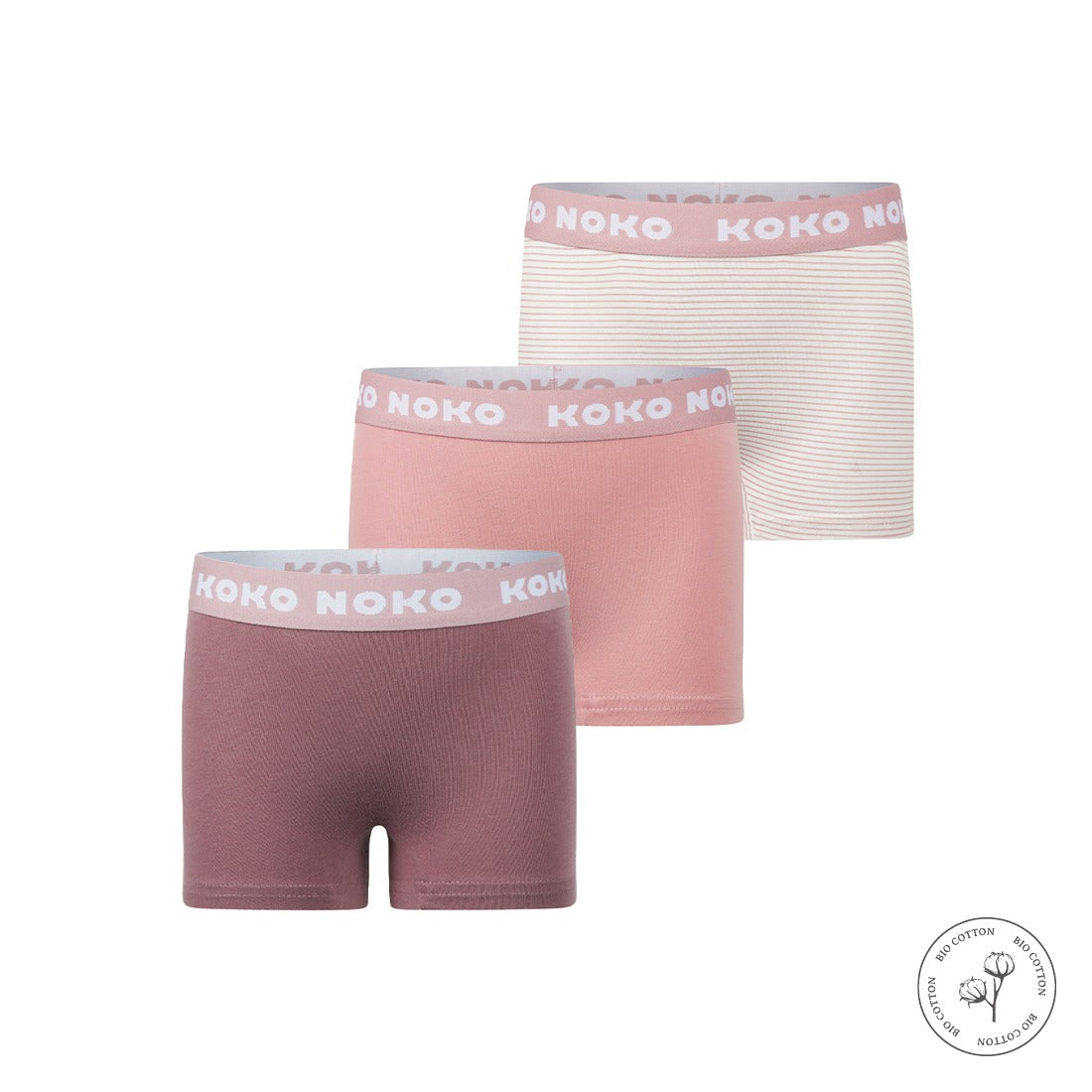 Koko Noko: 3 pack boxer dusty pink