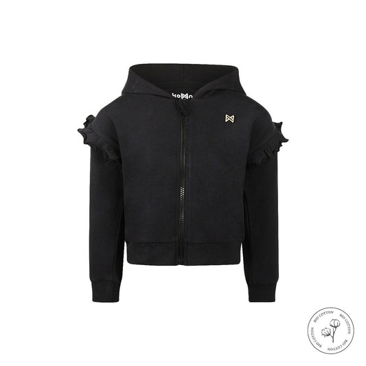 Koko Noko: Noos: cardigan with hood black