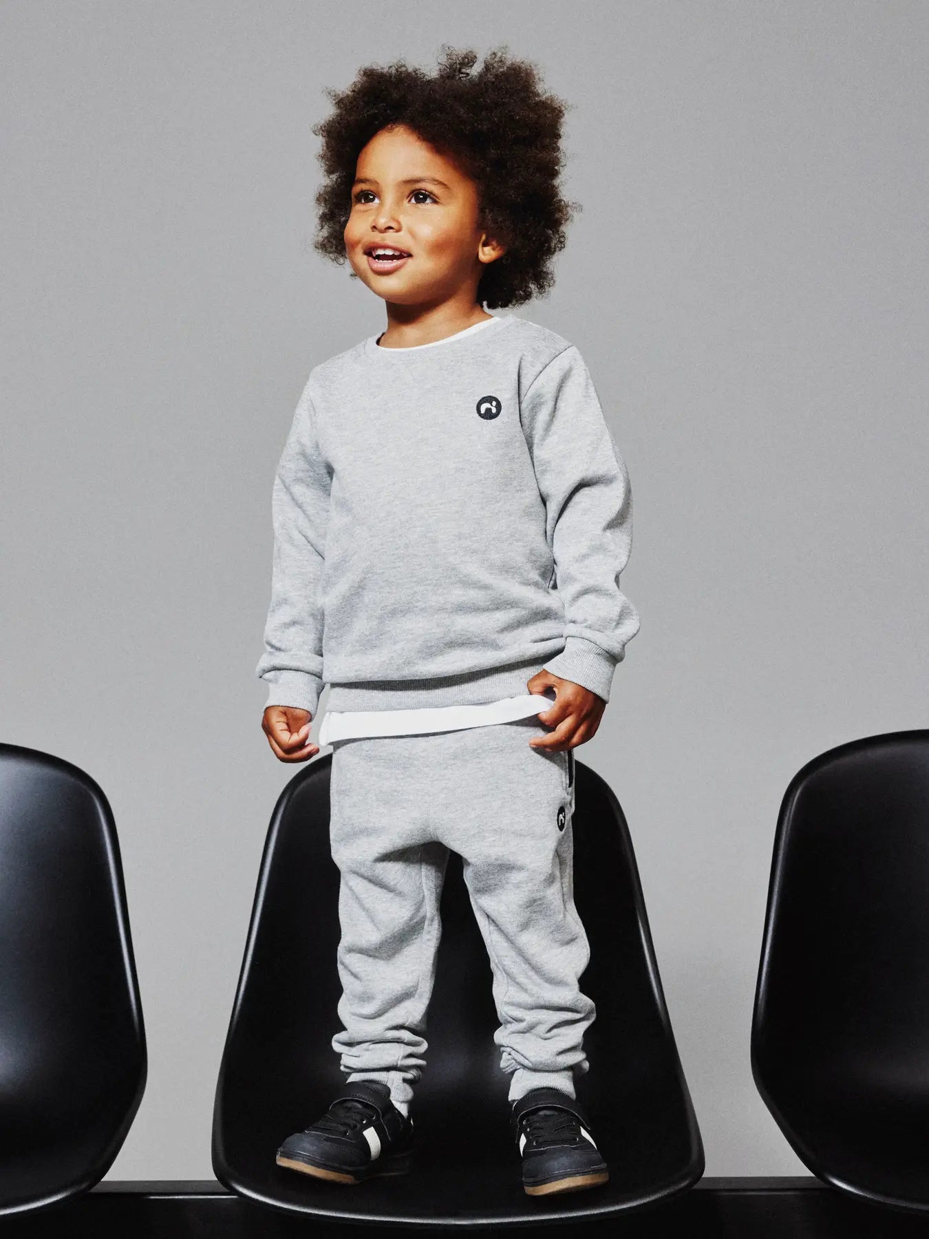 Name it: Noos Vemo sweater grey melange