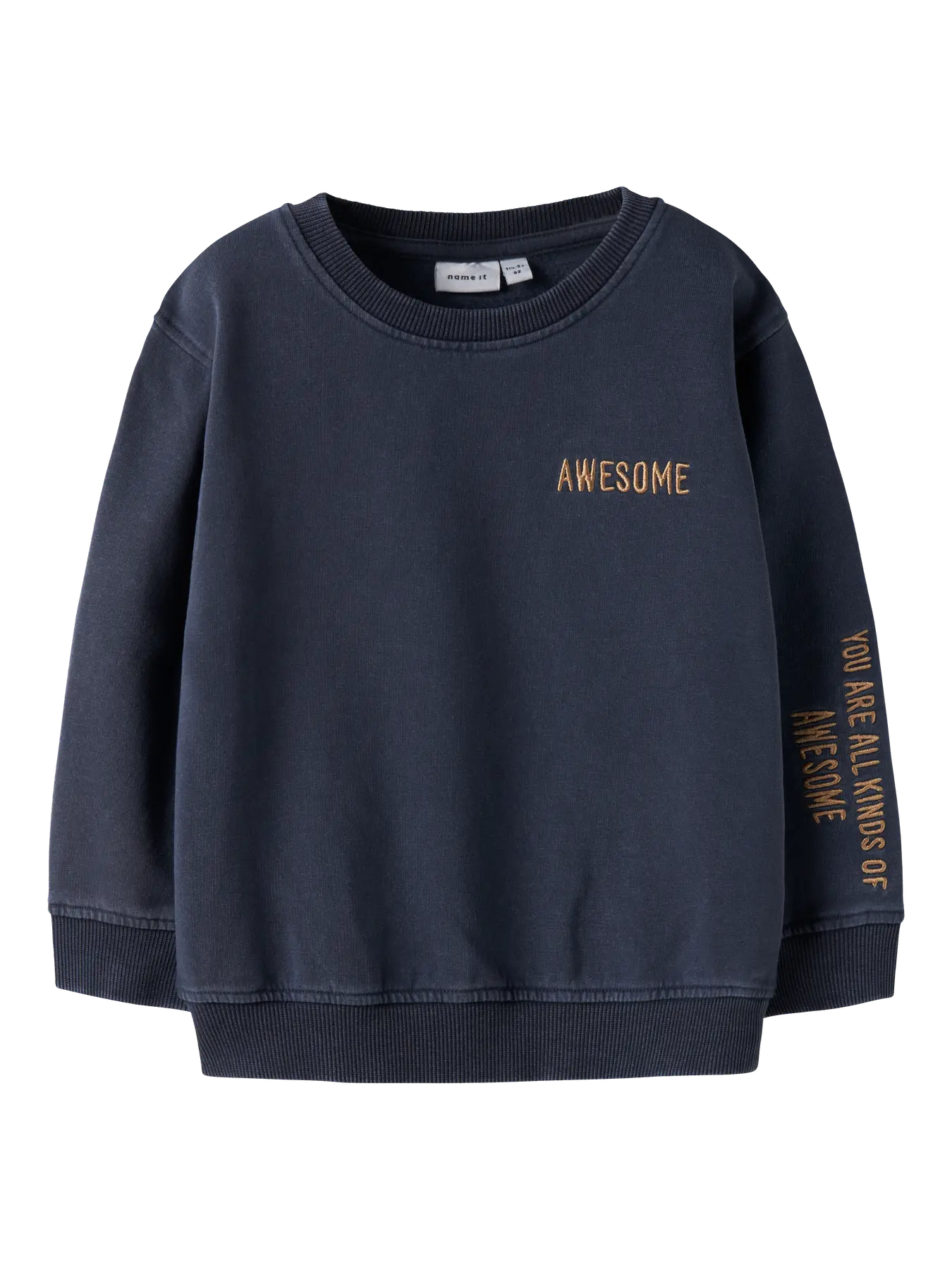 Name it: sweater "AWESOME" navy