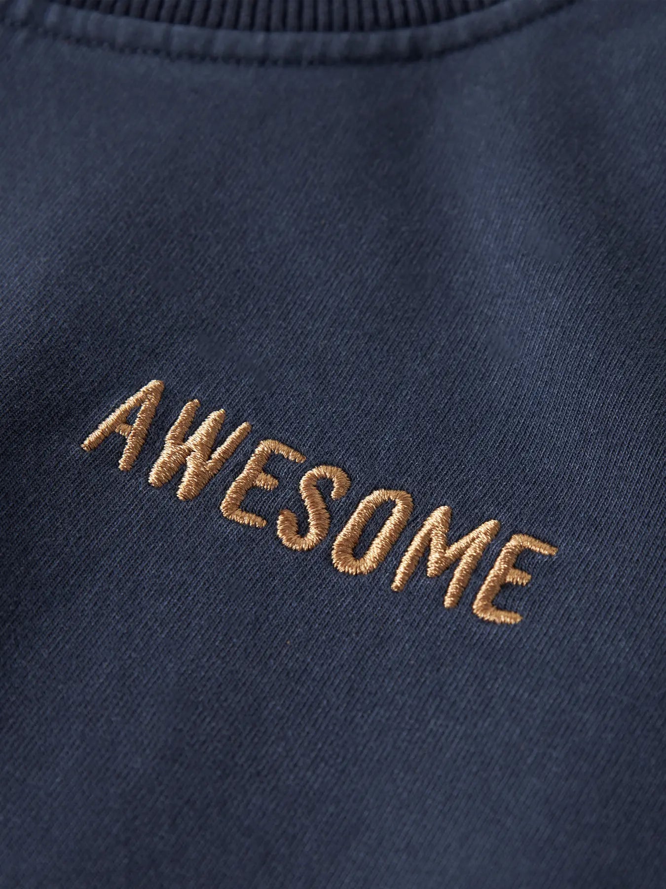 Name it: sweater "AWESOME" navy
