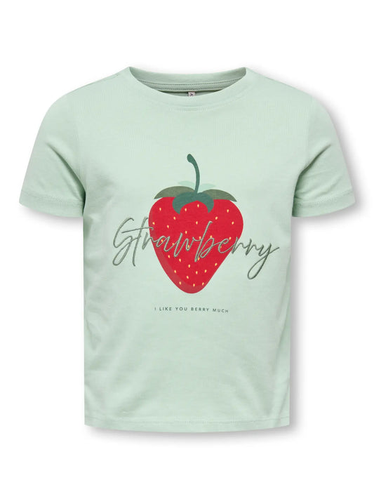 Only: shirt strawberry green