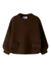 Name it: Ls knit chocolate plum