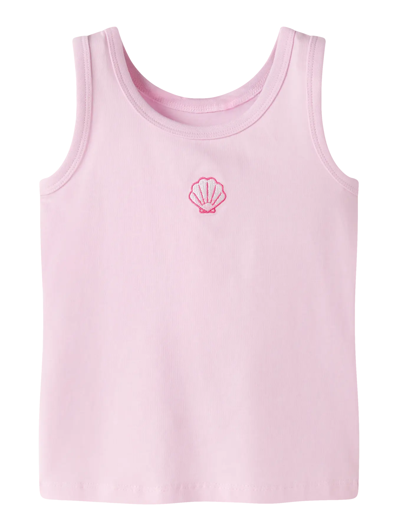 Name it: Tank top zacht roze schelp