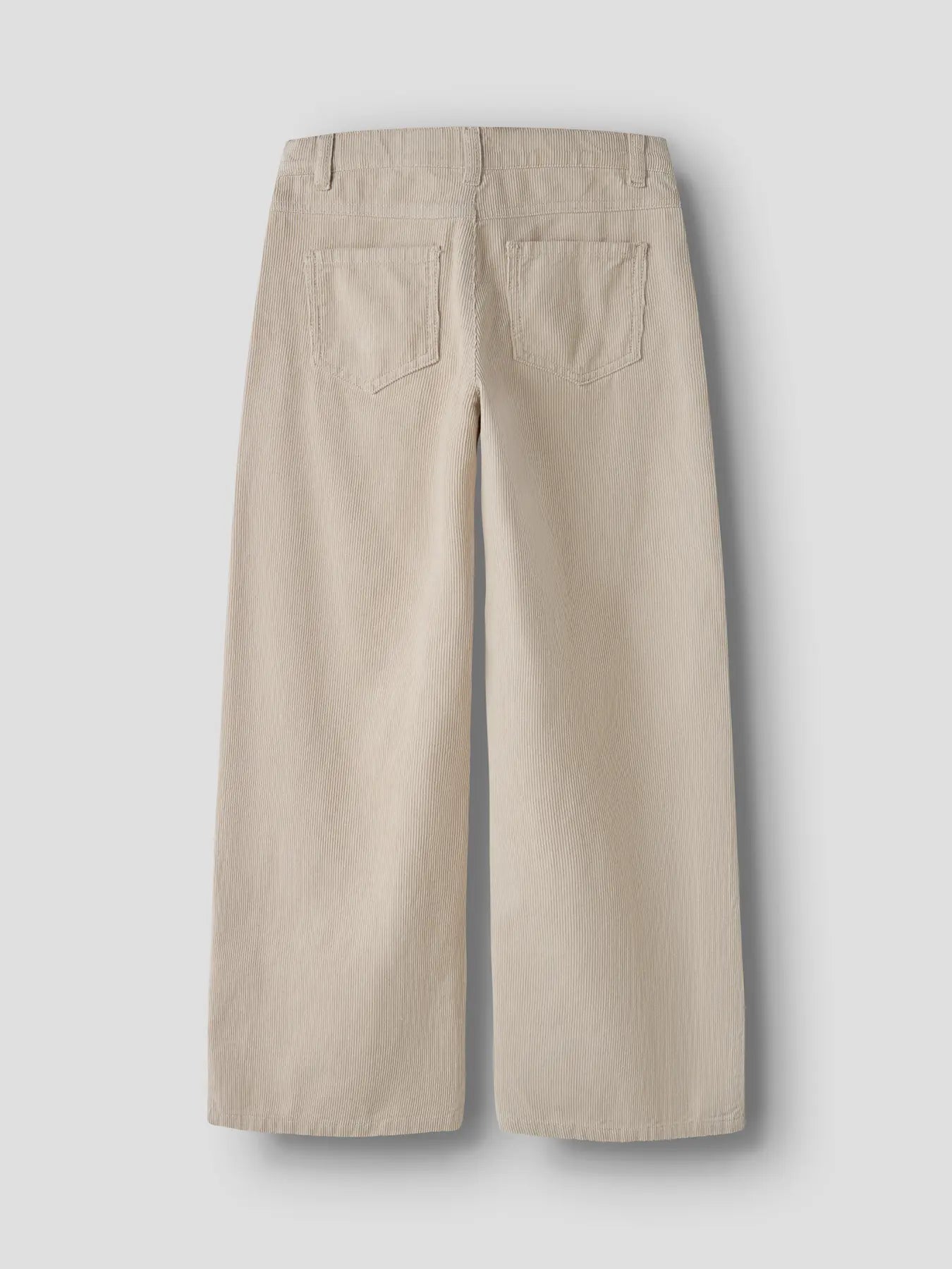 Name it: Wide cord pants beige