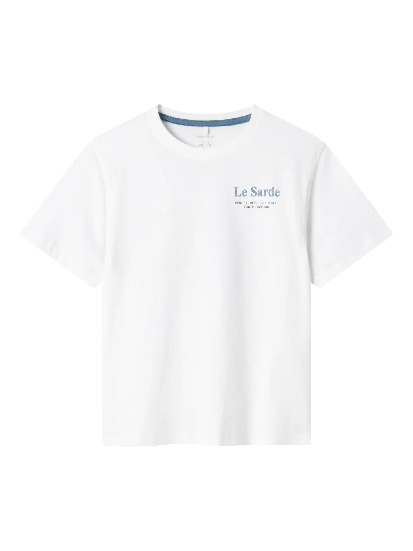 Name it: t-shirt loose fit sardienes wit