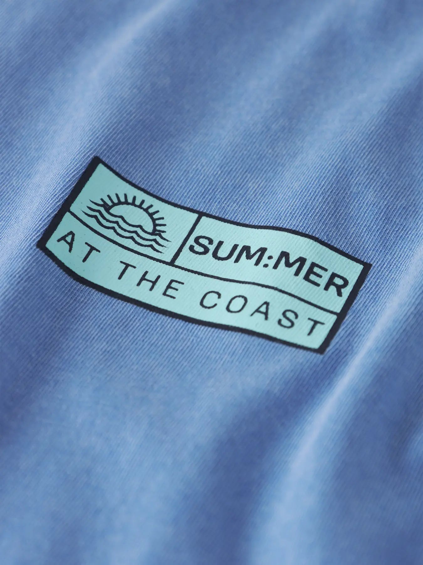 Name it: Shirt loose fit "Summer" blue