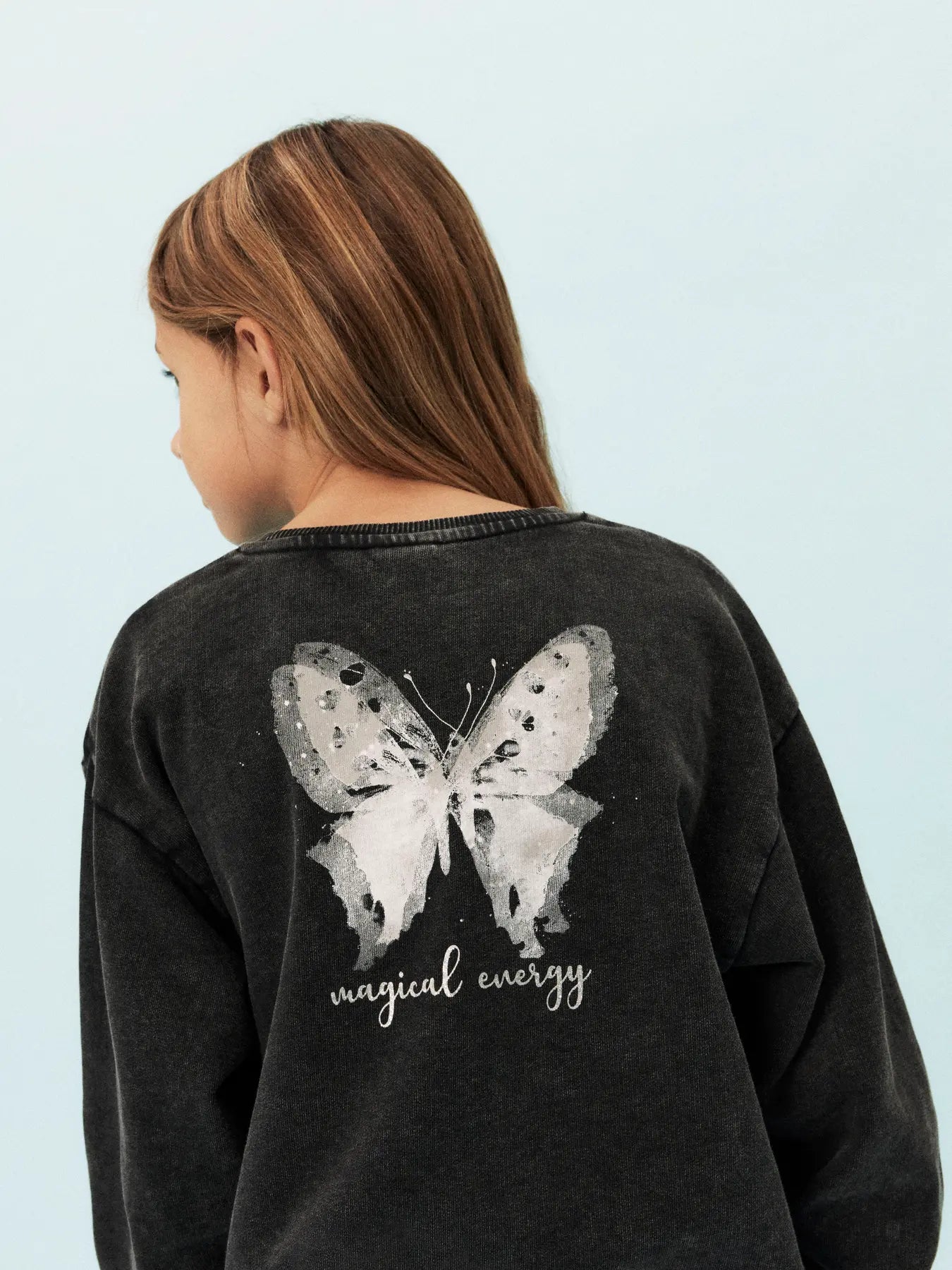 Name it: sweater zwart vlinder