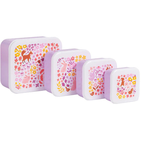 A Little Lovely Company: Lunch & snack box set: bloementuin