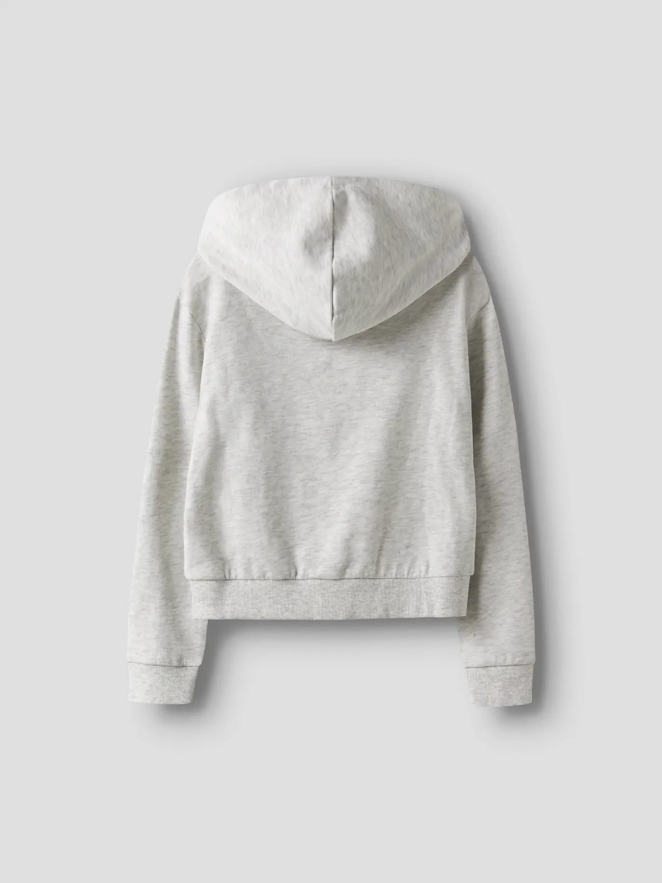 Name it: short cardigan light grey melange