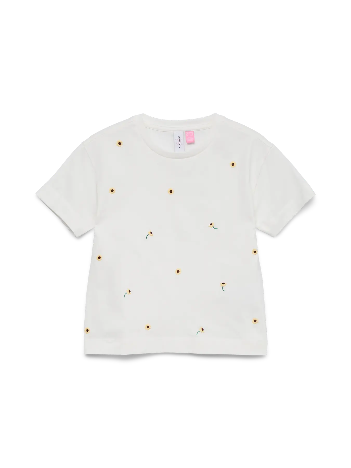 Vero Moda girl : shirt sunflower white
