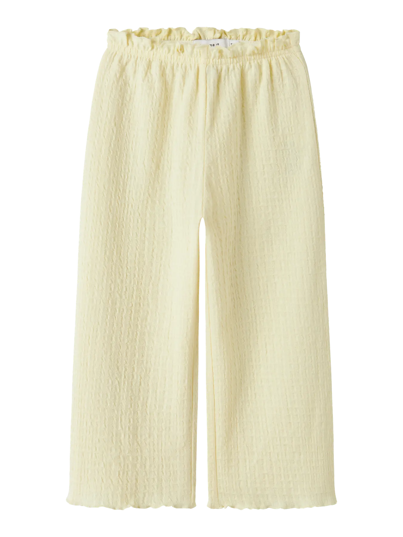 Name it: Wide pants super soft light yellow