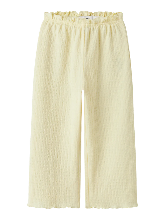 Name it: Wide pants super soft light yellow