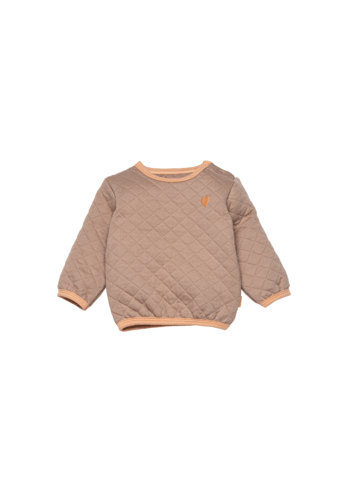Bess: sweater taupe padded girls