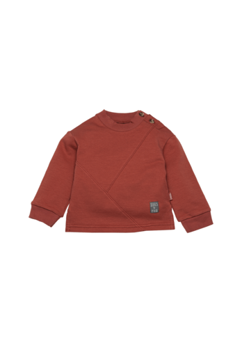 Bess: Sweater diagonal "hot sauce"