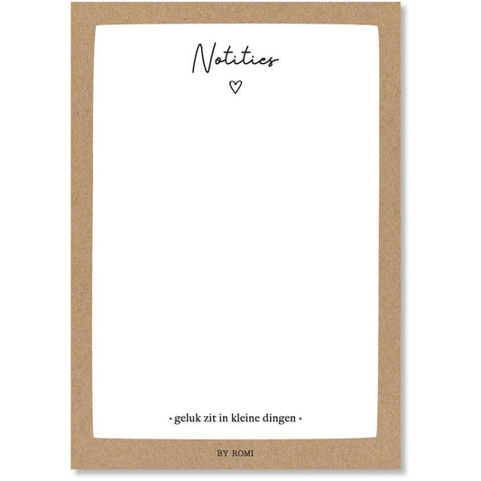 By Romi: notitieblok: A5