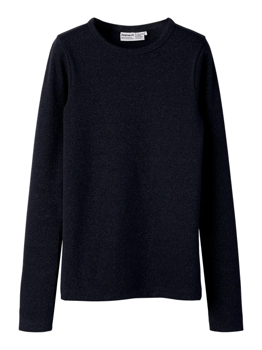 Name it: longsleeve navy glitter