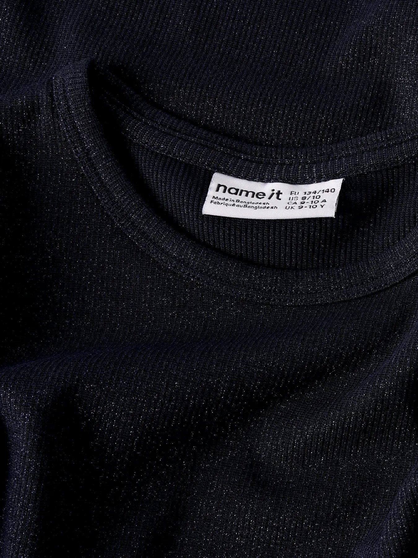 Name it: longsleeve navy glitter