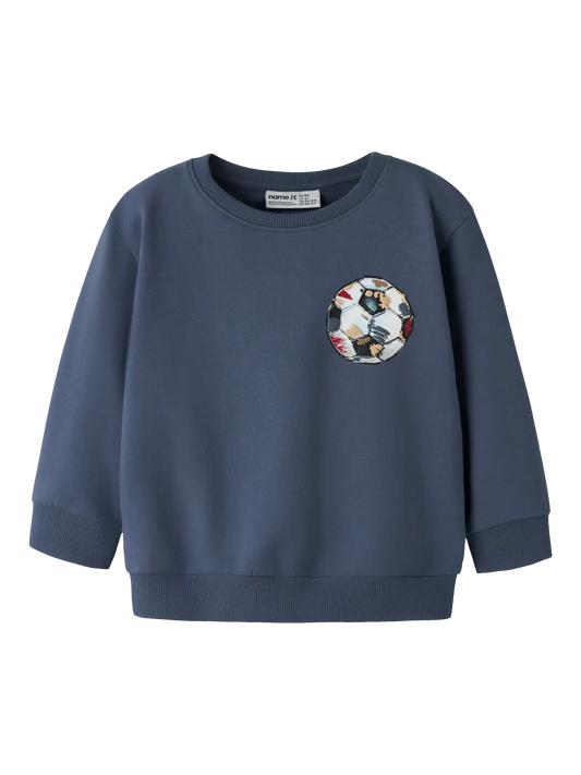 Name it: sweater Football blue