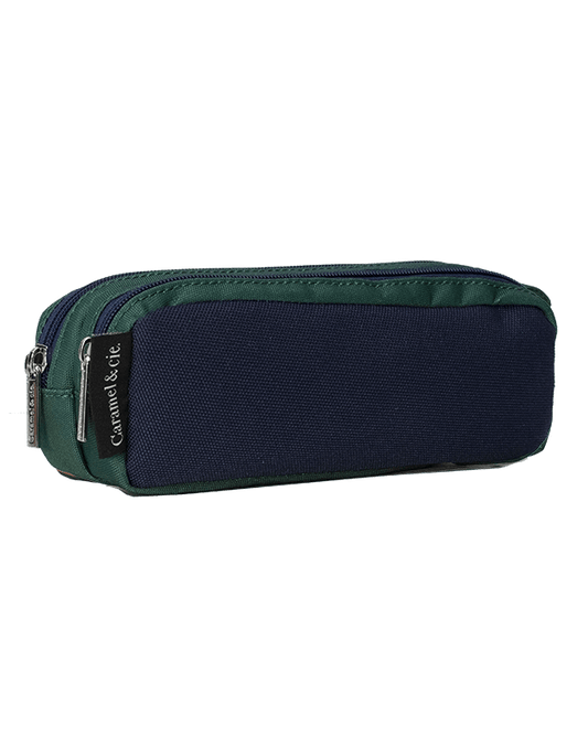 Caramel & Cie: dubbele pennenzak : colorblock navy