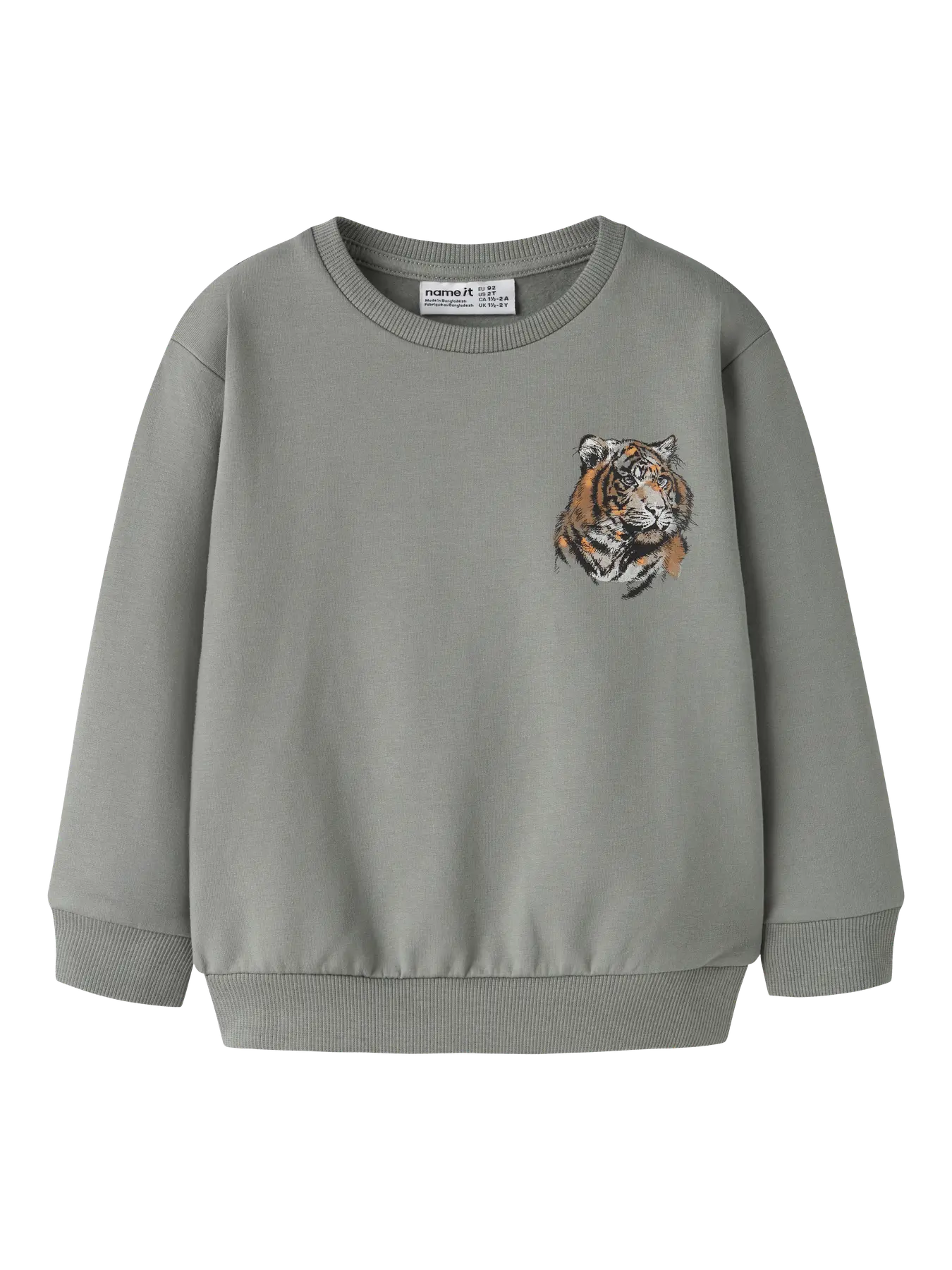 Name it: sweater tijger legergroen