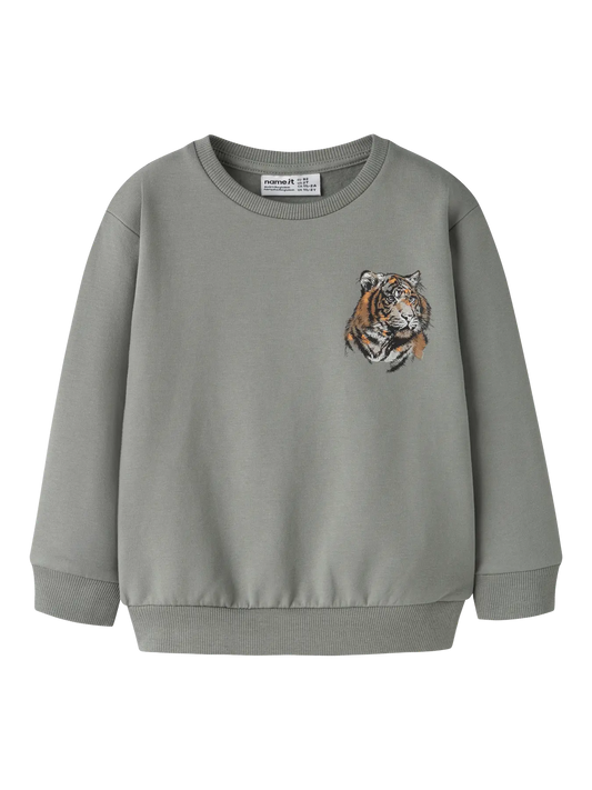 Name it: sweater tijger legergroen