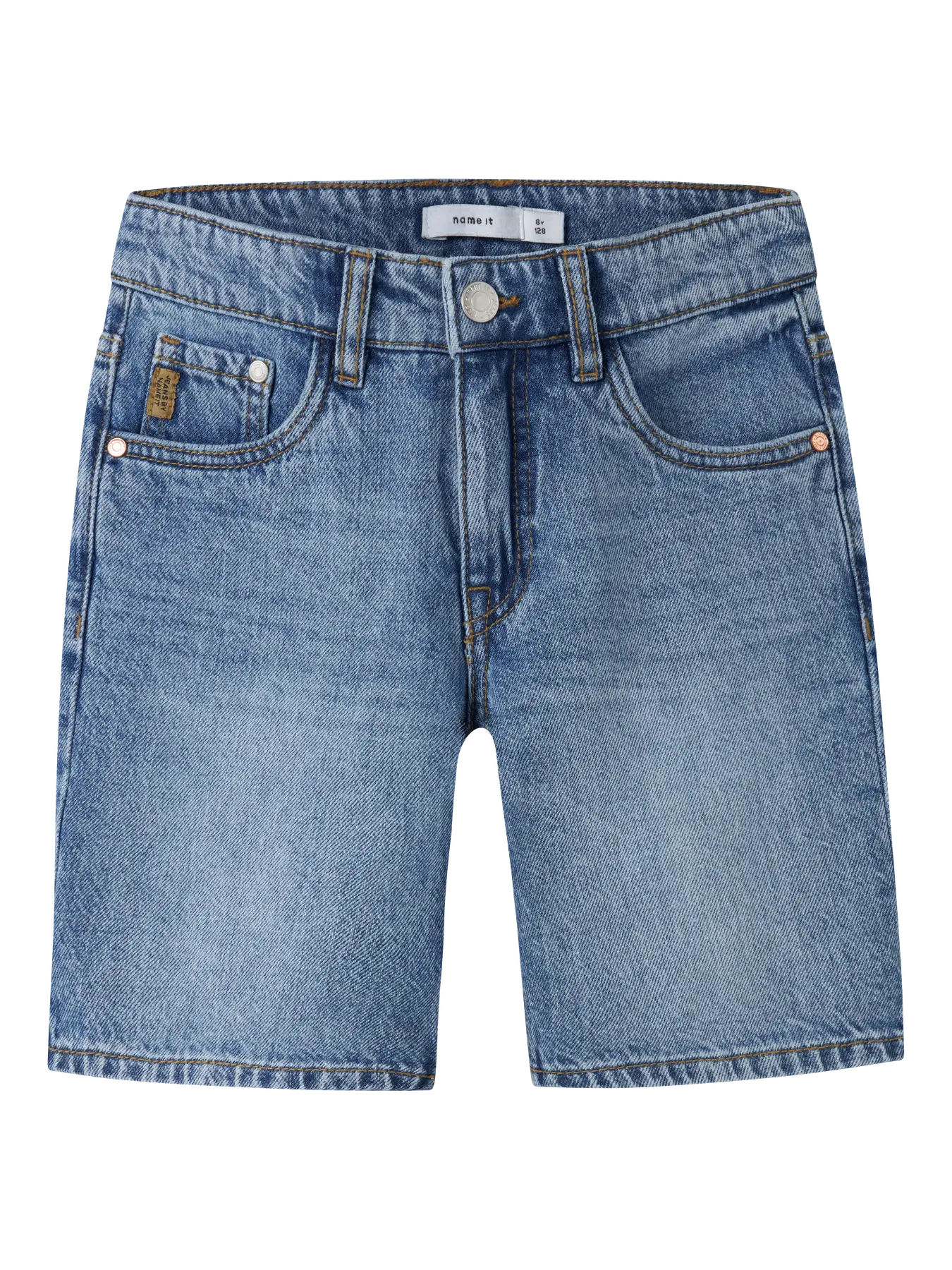 Name it: Loic: Baggy short denim blue