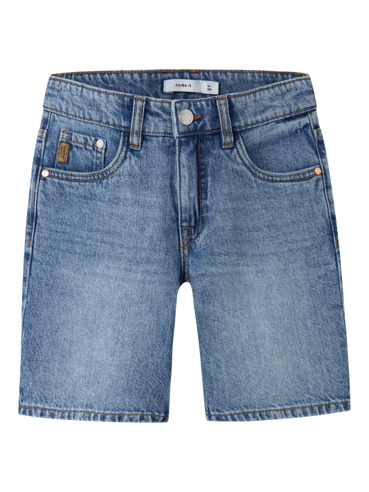 Name it: Loic: Baggy short denim blue