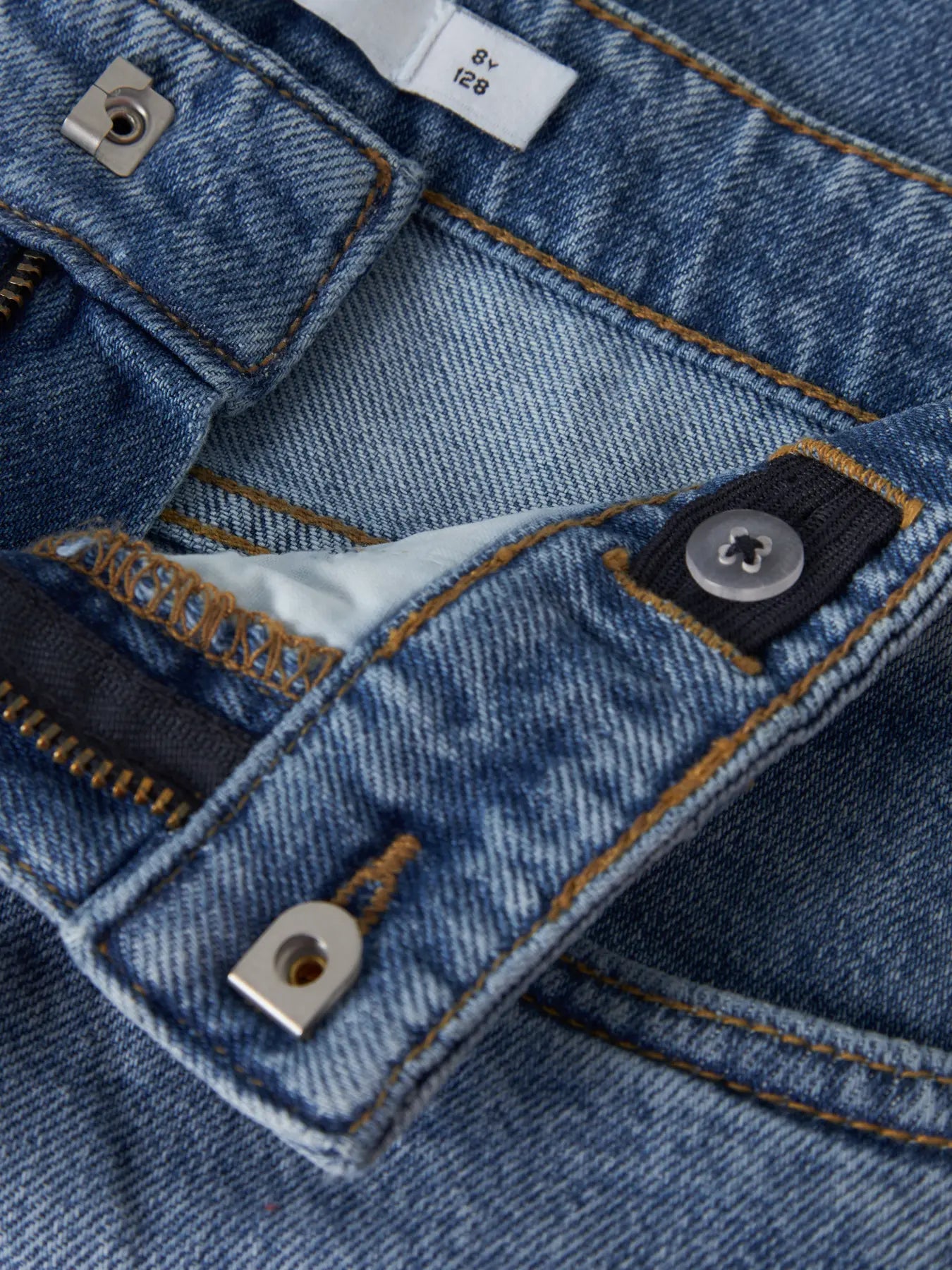 Name it: Loic: Baggy short denim blue