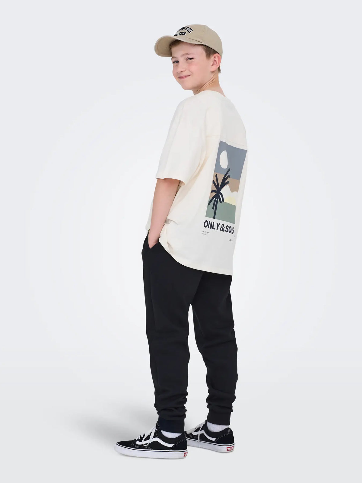 Only & Sons: Jogging broek gewatteerd zwart