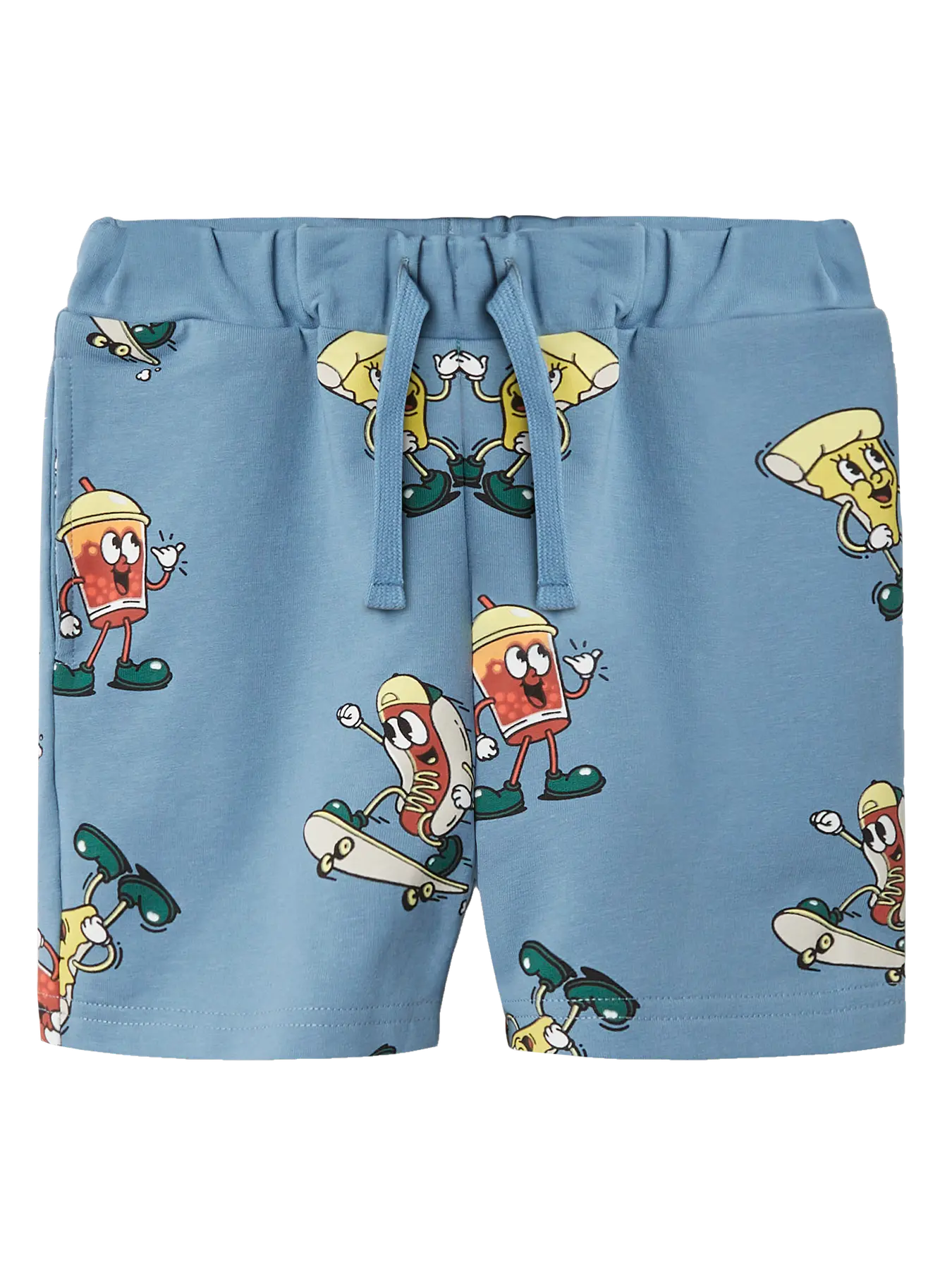 Name it: short pizza licht blauw