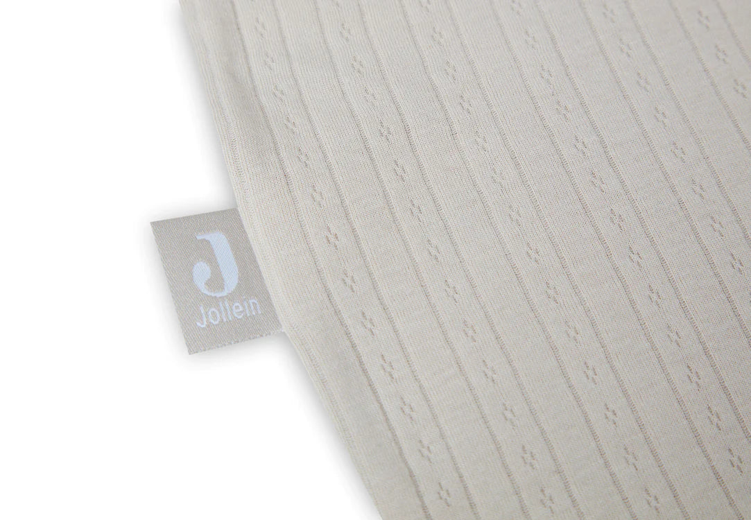 Jollein: Slaapzak ajour nougat 110 cm