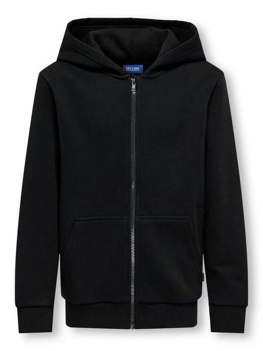 Only & Sons: Vest Hoodie black
