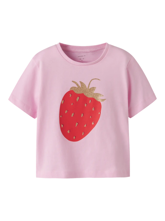 Name it: shirt aardbei roze