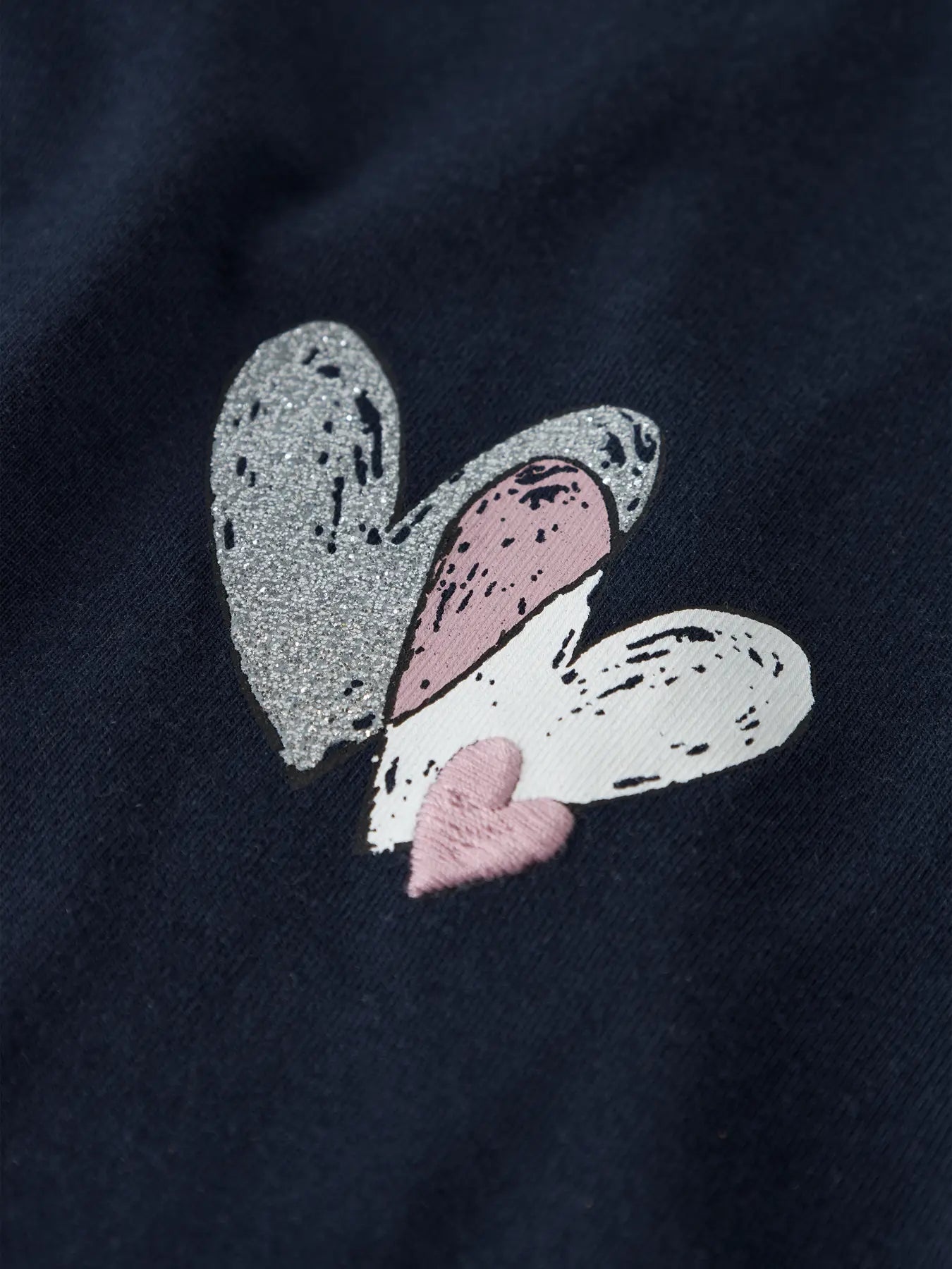 Name it: Longsleeve navy hartje