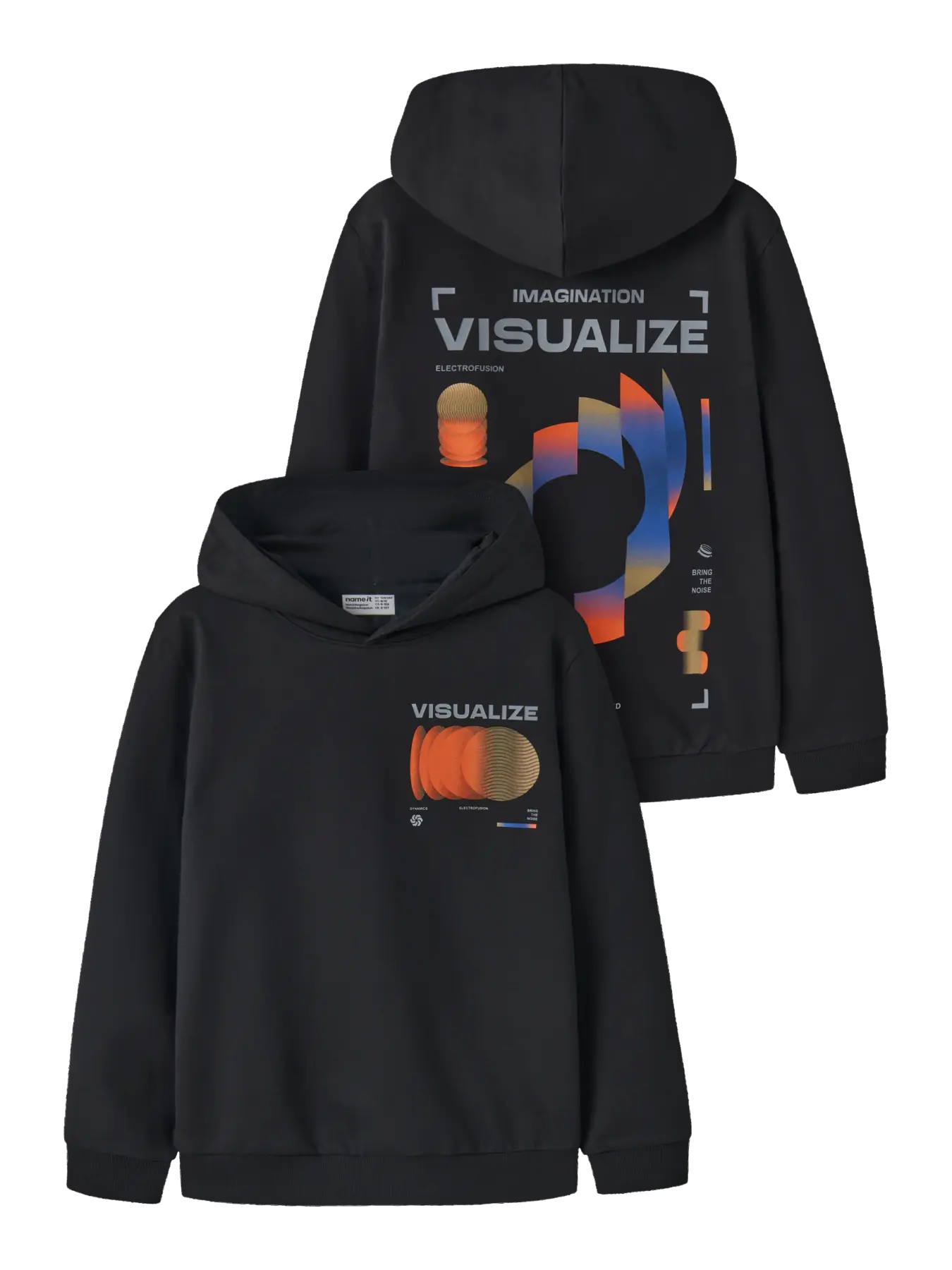 Name it: Hoodie "Vizualize" black
