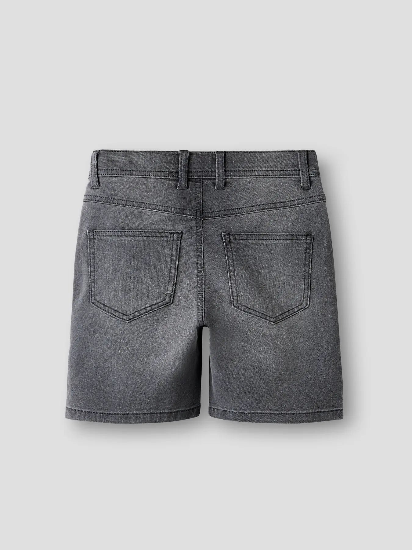 Name it: Robbe: jeans short medium grey denim