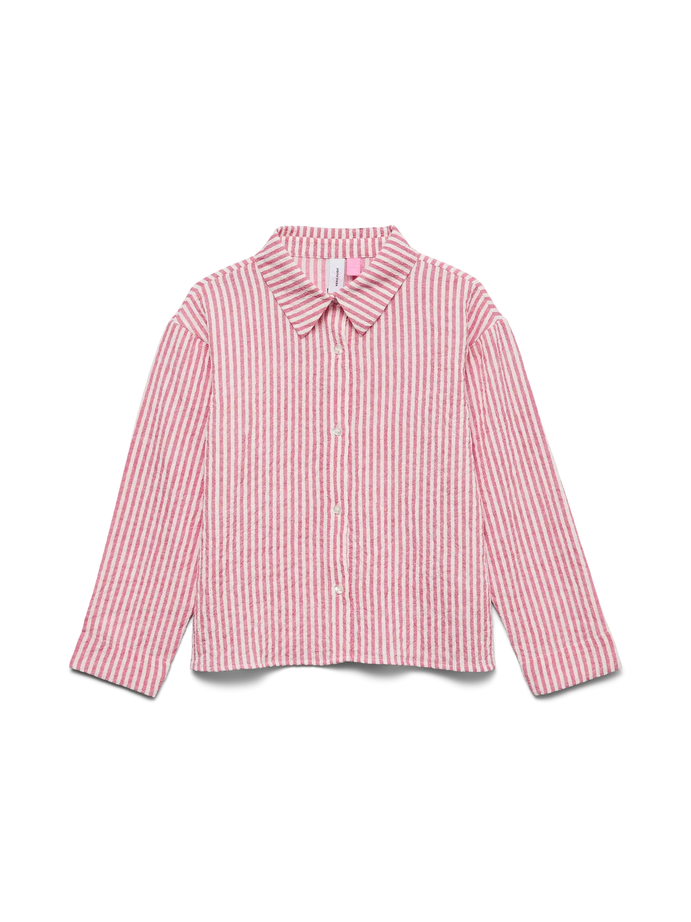 Vero Moda: Blouse gestreept wit-rood