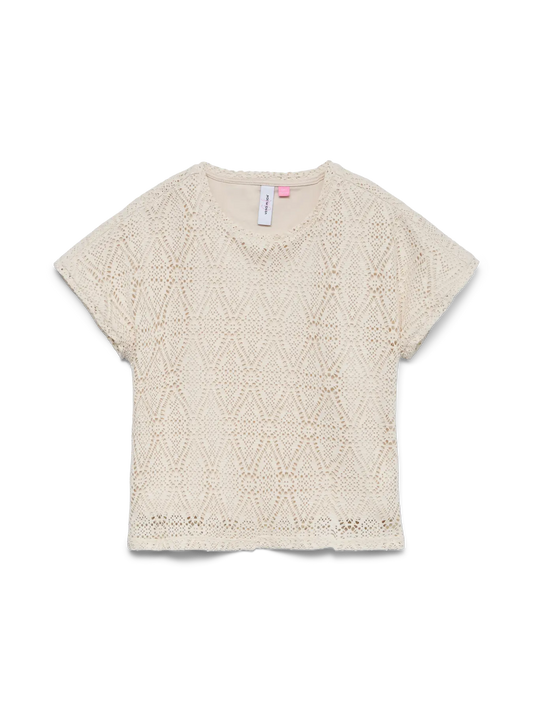 Vero Moda: shirt kant offwhite