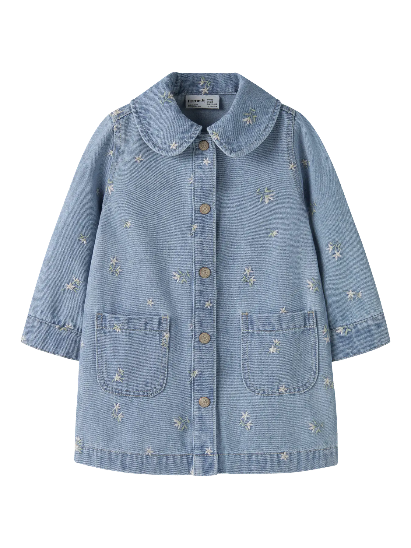 Name it: jeans dress twill weave