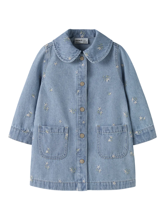 Name it: jeans dress twill weave