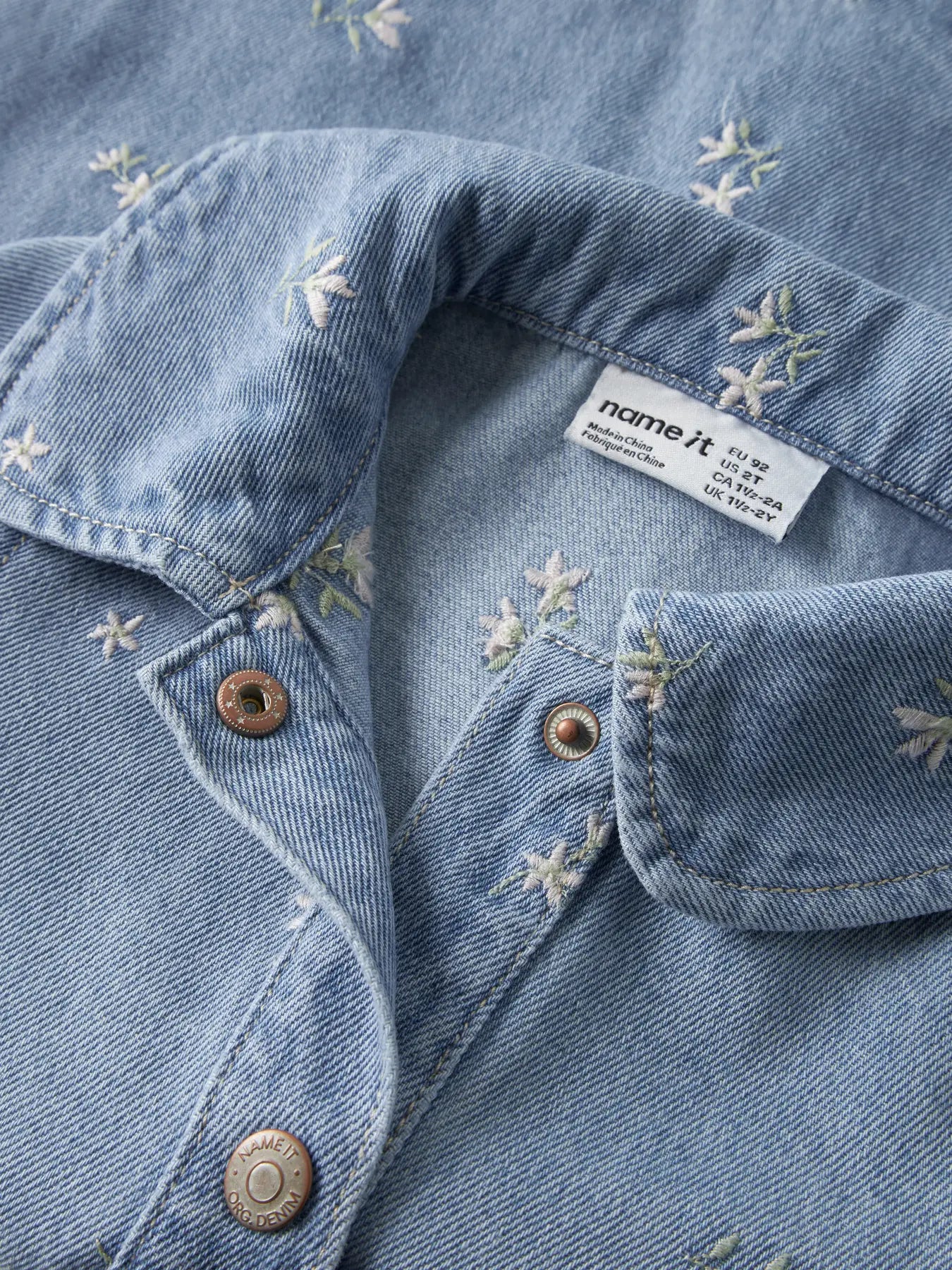 Name it: jeans dress twill weave